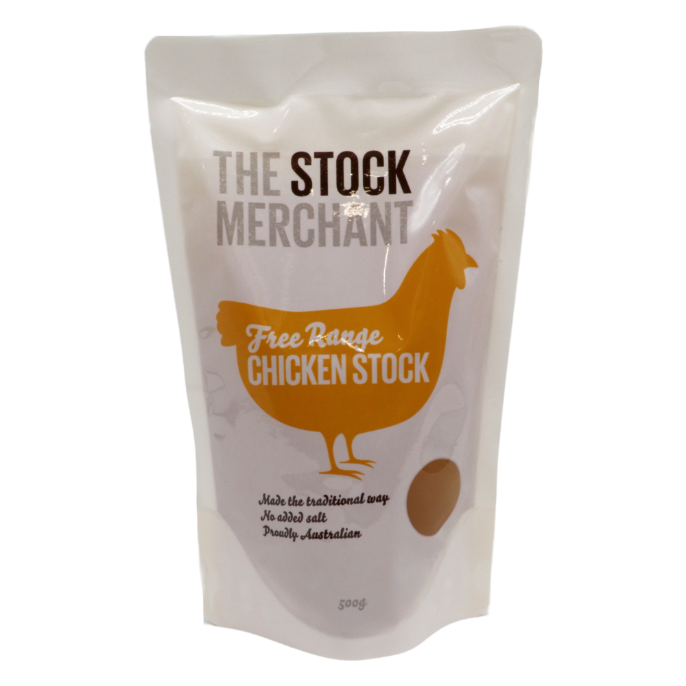 Free Range Chicken Stock 500g (The Stock Merchant) Butcher Baker Grocer