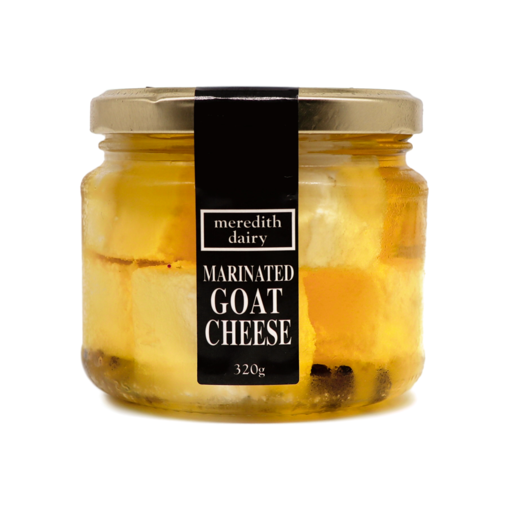 Marinated Goat Cheese 320g (Meredith Dairy) Butcher Baker Grocer