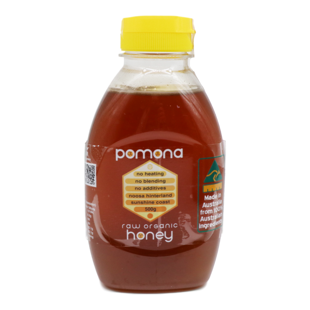 Raw Organic Honey 500g (Pomona) Butcher Baker Grocer
