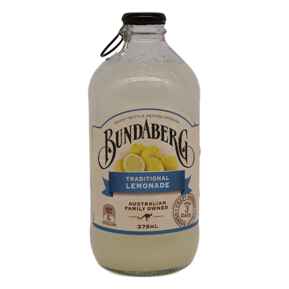 Traditional Lemonade 375ml (Bundaberg) Butcher Baker Grocer